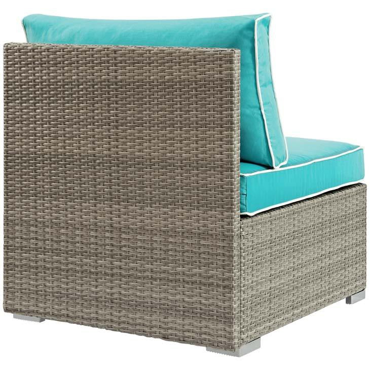 Rennie Outdoor Patio Armless Chair - living-essentials