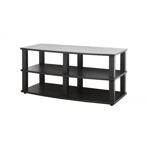 PLATEAU XT-V3 44 BB Wood and Metal 44" TV Stand, Black Oak finish - living-essentials