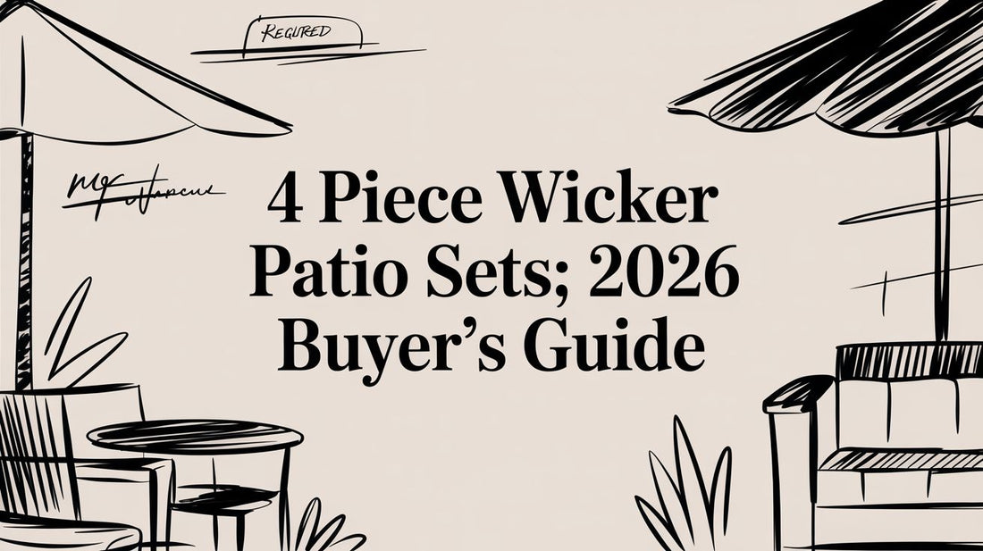 4 Piece Wicker Patio Sets: 2026 Buyer's Guide