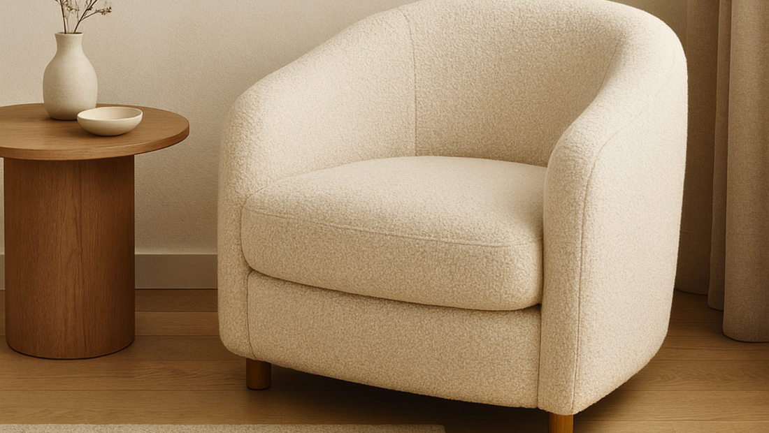 The Cozy Comeback: Why Curved Bouclé Armchairs Are 2025’s Must-Have Furniture Piece