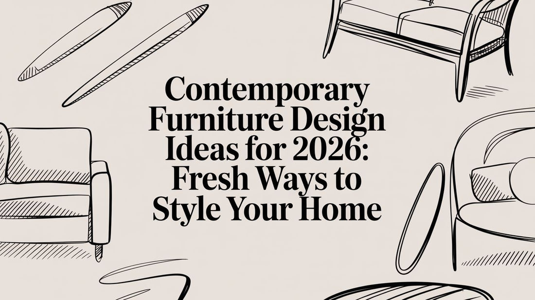 Contemporary furniture design ideas for 2026: Fresh Ways to Style Your Home