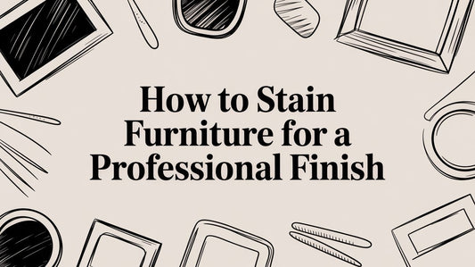 How to Stain Furniture for a Professional Finish