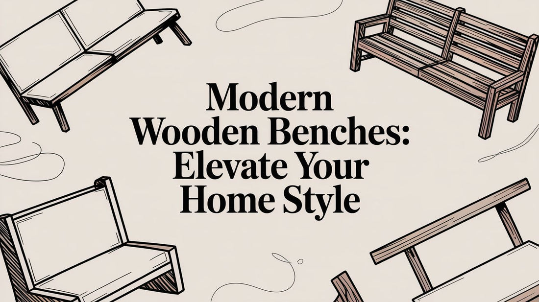 Modern Wooden Benches: Elevate Your Home Style