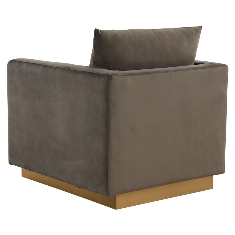 Elvira Velvet Accent Armchair