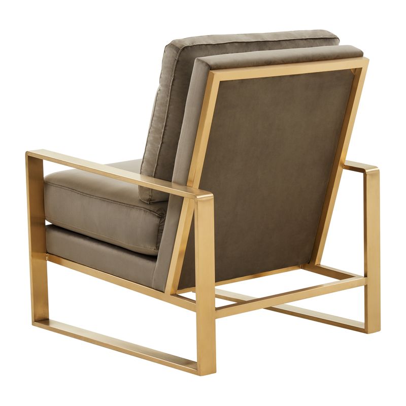 Emil Velvet Accent Armchair