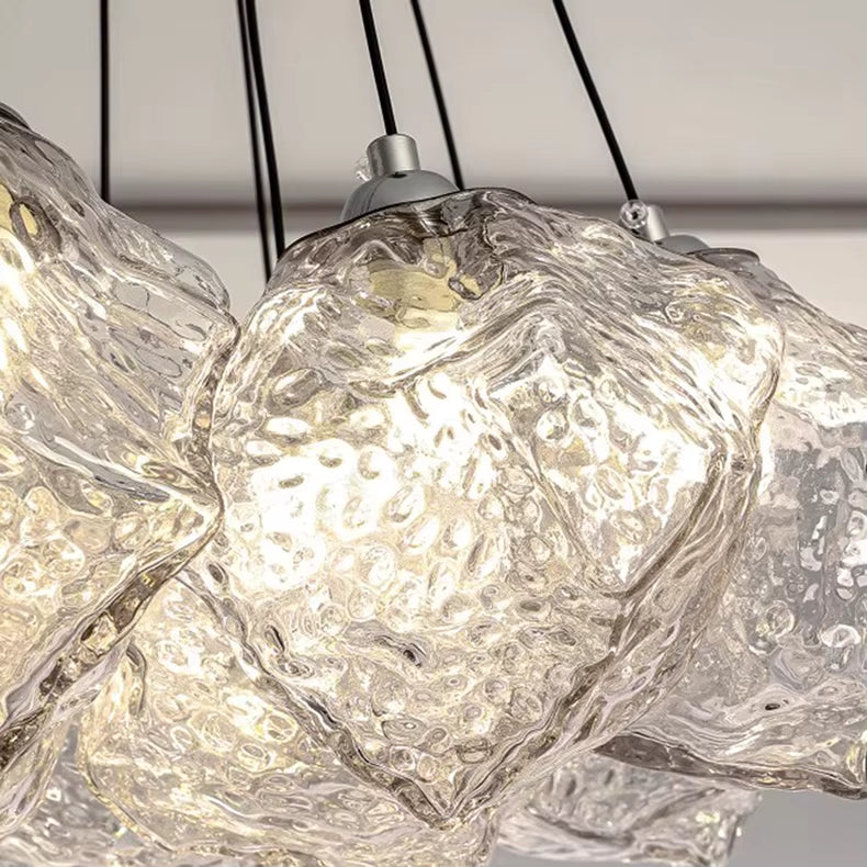 13 Light Post Modern Chrome Chandelier