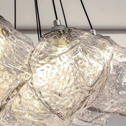 13 Light Post Modern Chrome Chandelier