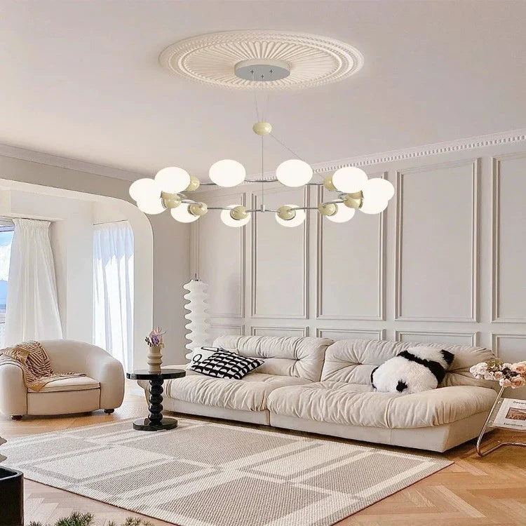 Modern Sputnik Glass Sphere Chandelier - 12/15 Light