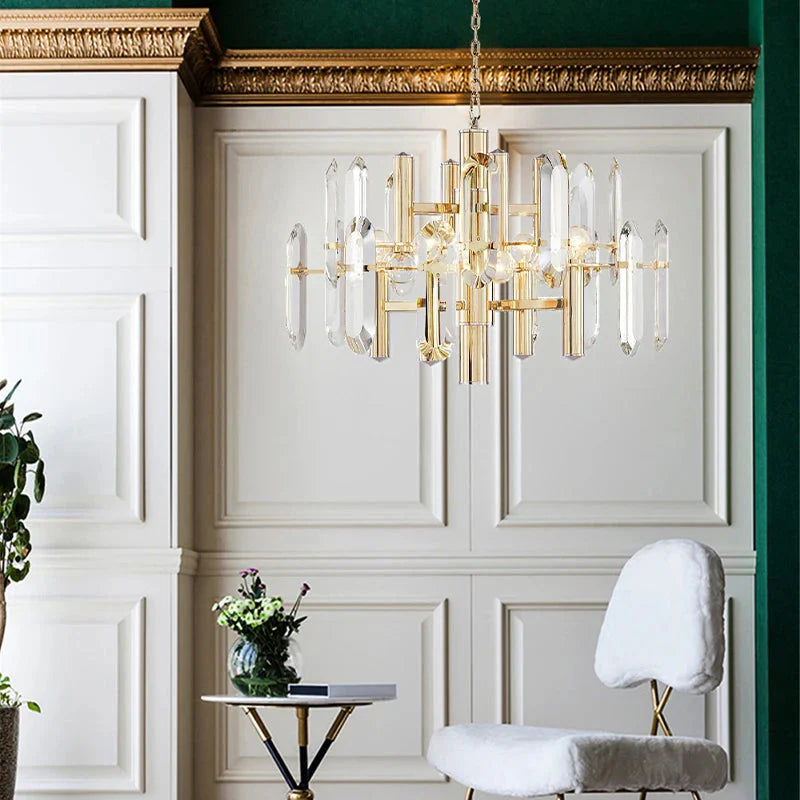 Zoe Modern K9 Crystal Chandelier - 10/12/15 Lights