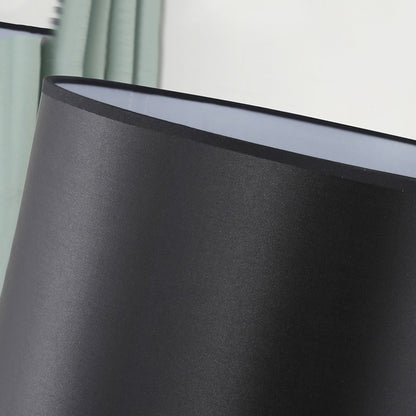 Elegant European Ceramic & Copper Bedside Table Lamp