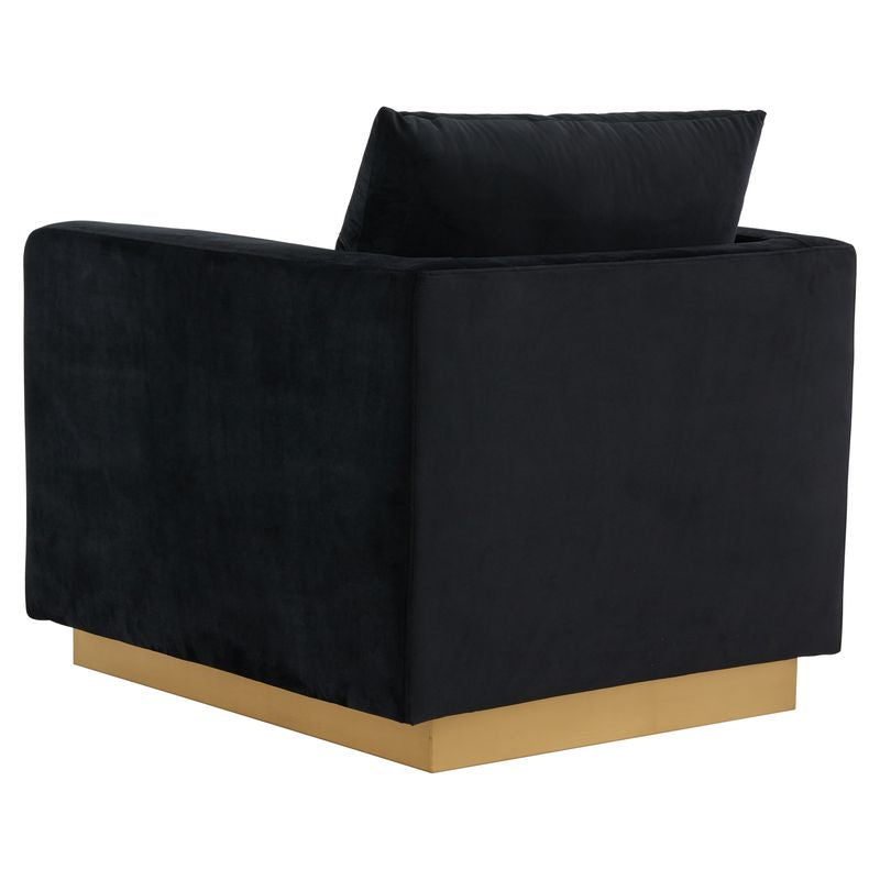 Elvira Velvet Accent Armchair