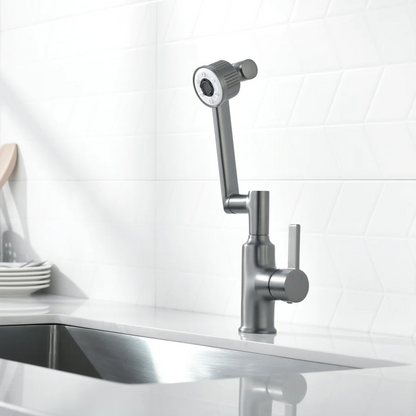 Kitchen Rotatable Faucet with 5 Water Outlet Modes