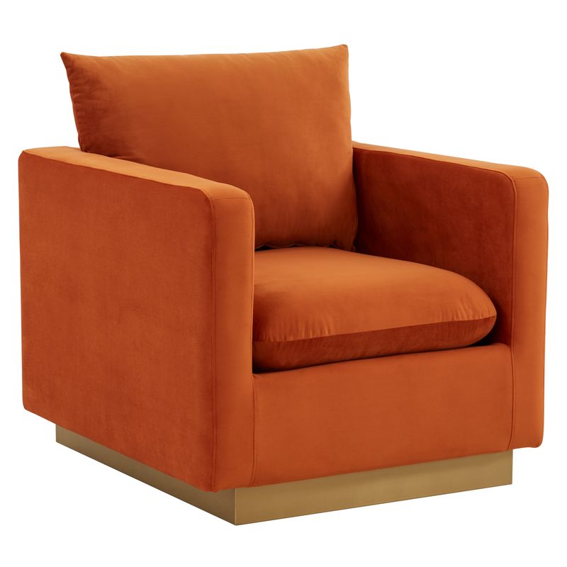 Elvira Velvet Accent Armchair