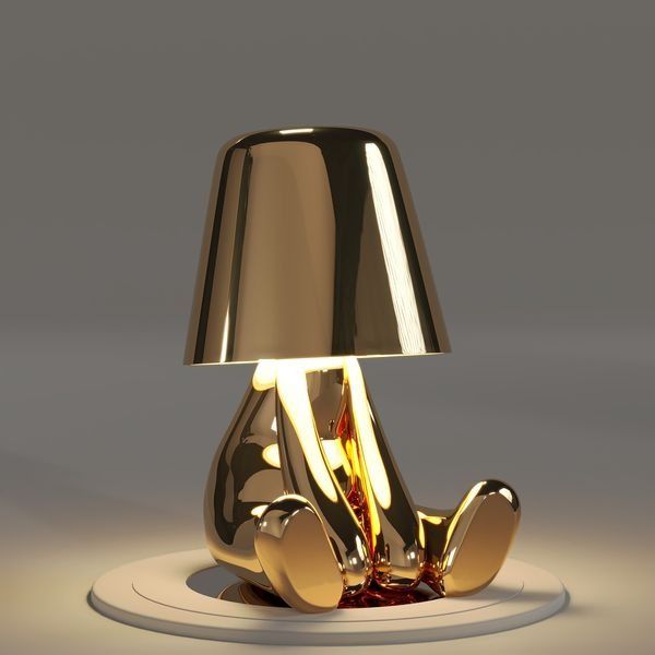 EMFURN The Italia Brothers Thinker Lamp Gold