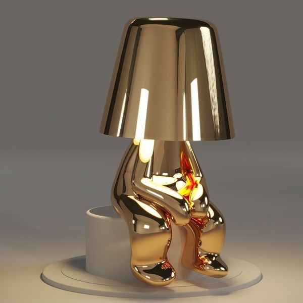 EMFURN The Italia Brothers Thinker Lamp Gold