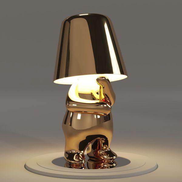 EMFURN The Italia Brothers Thinker Lamp Gold