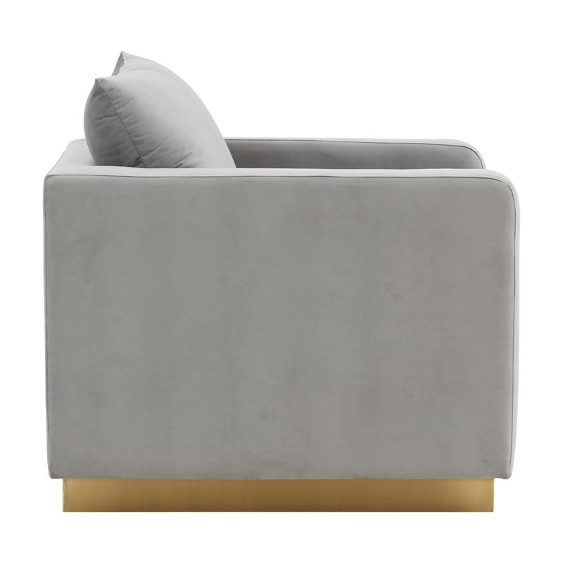 Elvira Velvet Accent Armchair