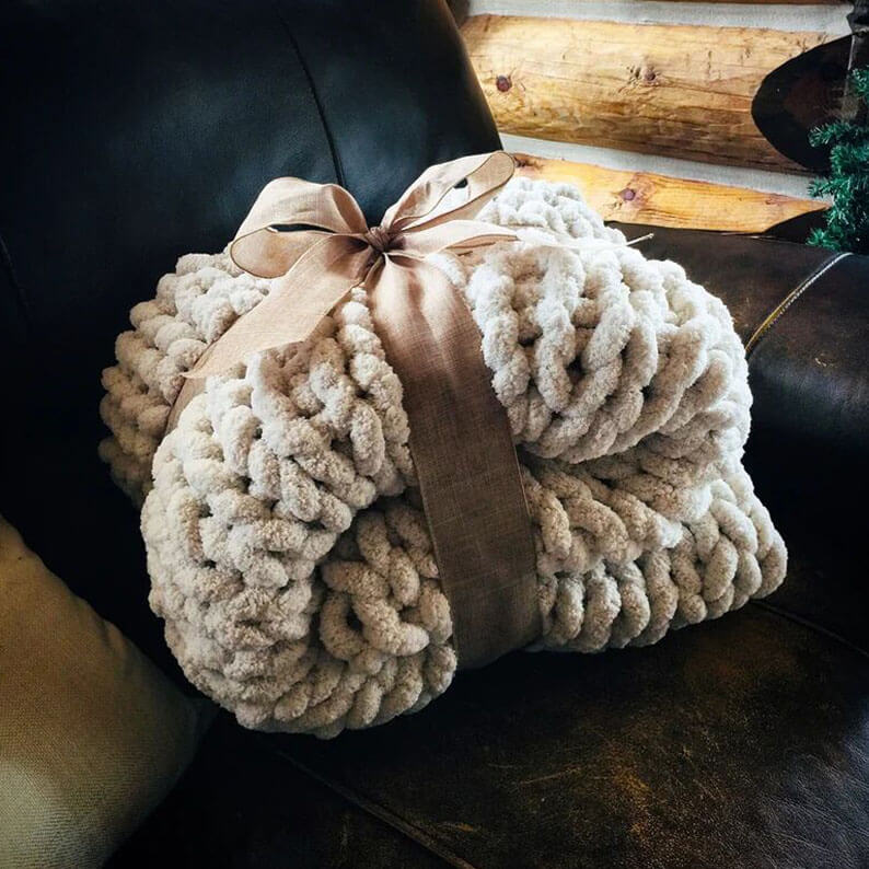 Chunky Knit Blanket