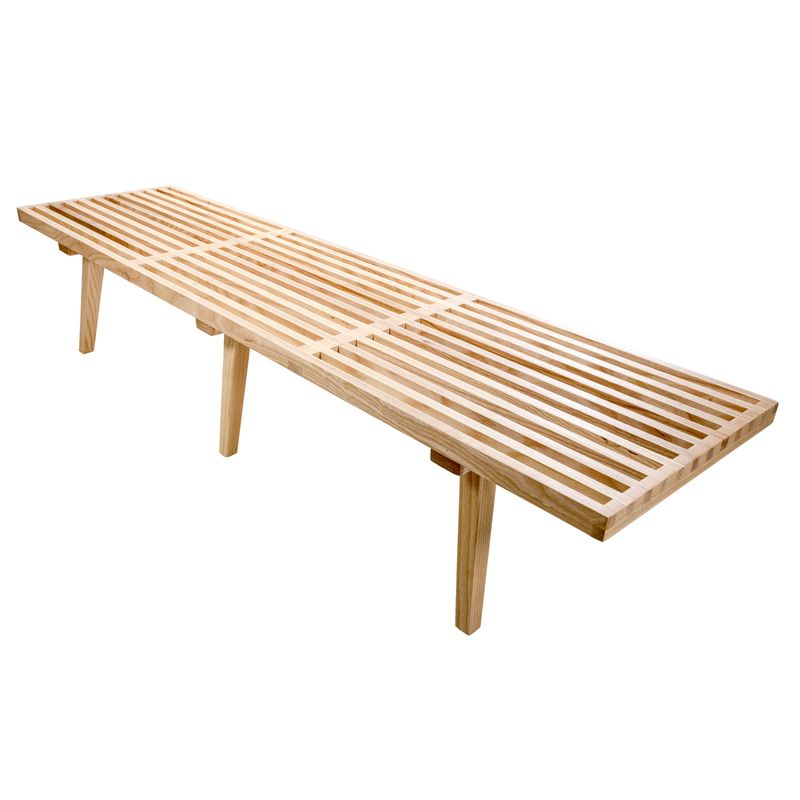 EMFURN Mid-Century Inwood Platform Bench - 6 Feet