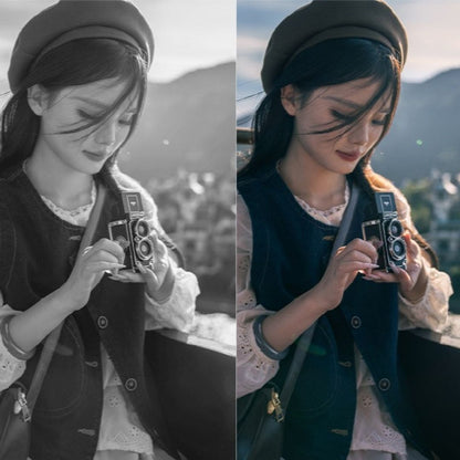 EMFURN Mini Retro Dual-Lens Digital TLR – for Travel & Beach Adventures 🌊