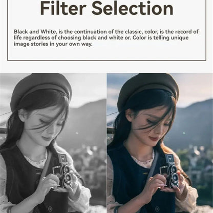 EMFURN Mini Retro Dual-Lens Digital TLR – for Travel & Beach Adventures 🌊