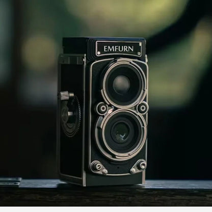 EMFURN Mini Retro Dual-Lens Digital TLR – for Travel & Beach Adventures 🌊