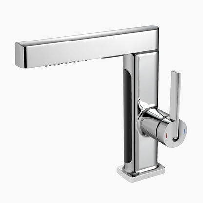 Single-Hole Pull-Out Faucet with Temperature Display