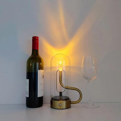 Rechargeable Modern Swing Candle Lamp