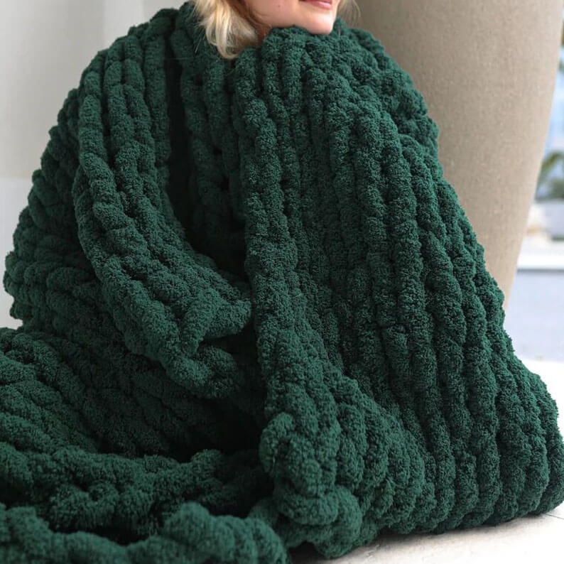 Chunky Knit Blanket