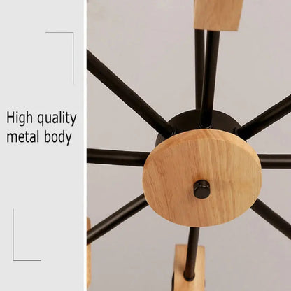 8-Light Sputnik Modern Linear Chandelier