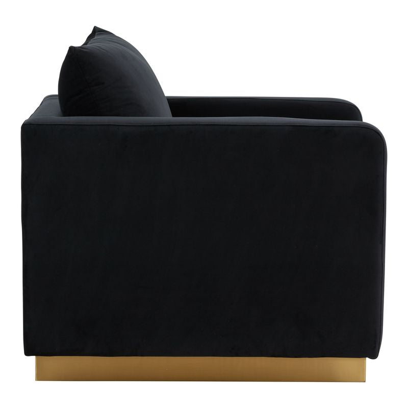 Elvira Velvet Accent Armchair