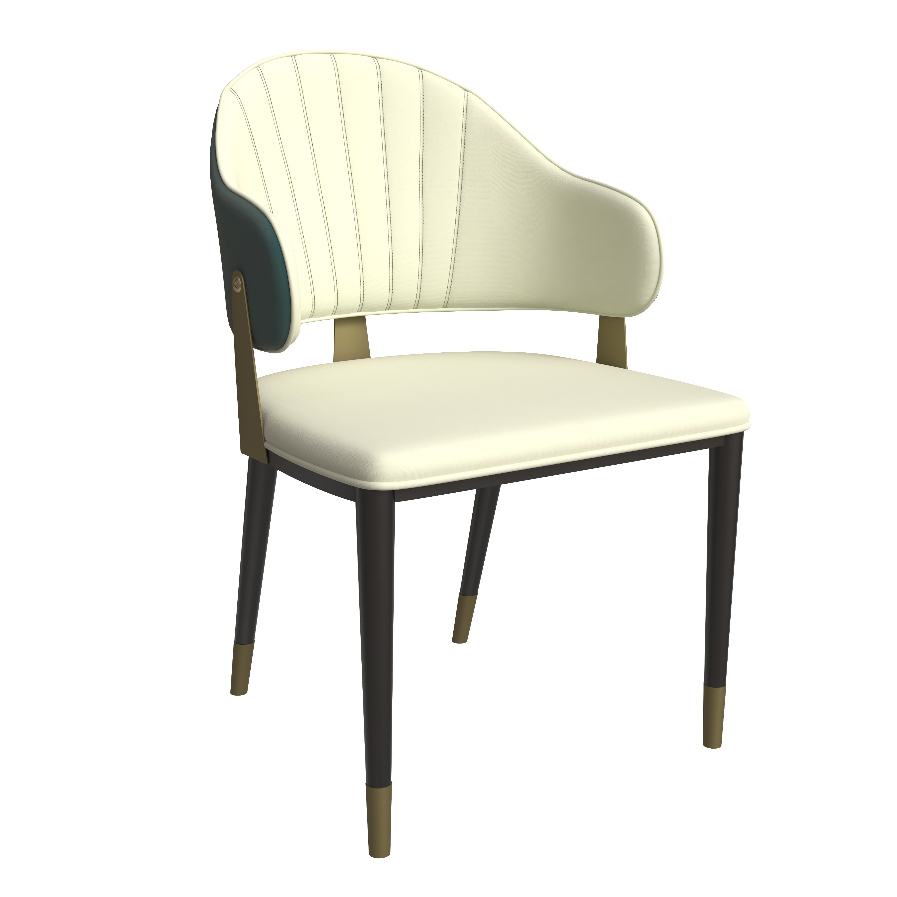 Aria Series Modern Dining Chair in Green