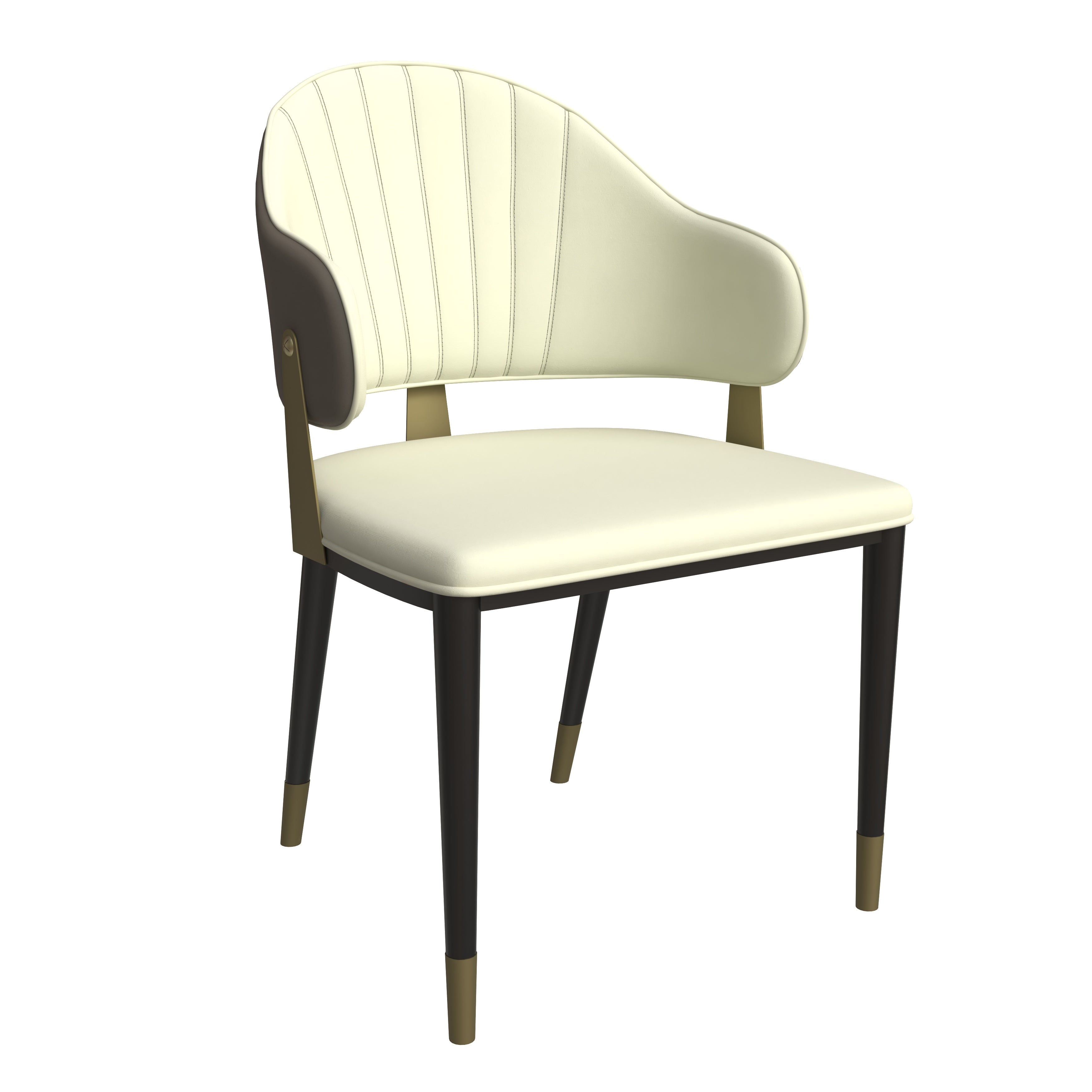 Aria Series Modern Dining Chair in Toupe