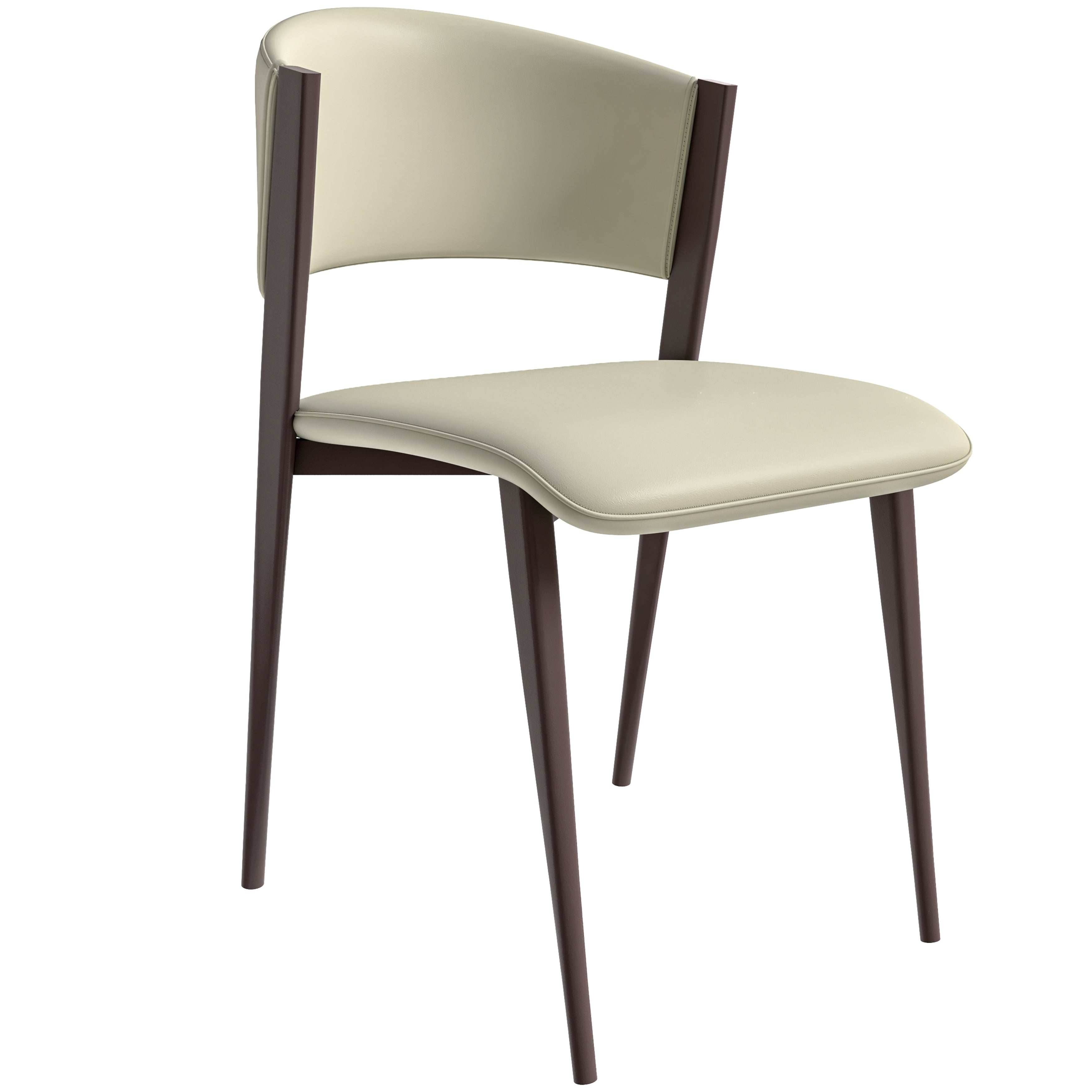 Aspen Collection Modern Dining Chair in Light Grey