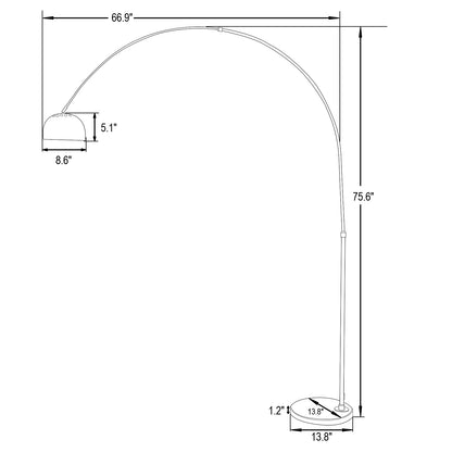 Arc 75.6" Floor Lamp