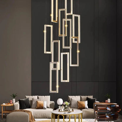 Classic Crystal Multi Pendant Chandelier
