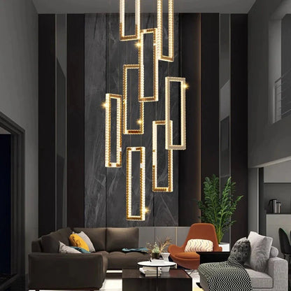 Acai Crystal Multi Pendant Chandelier
