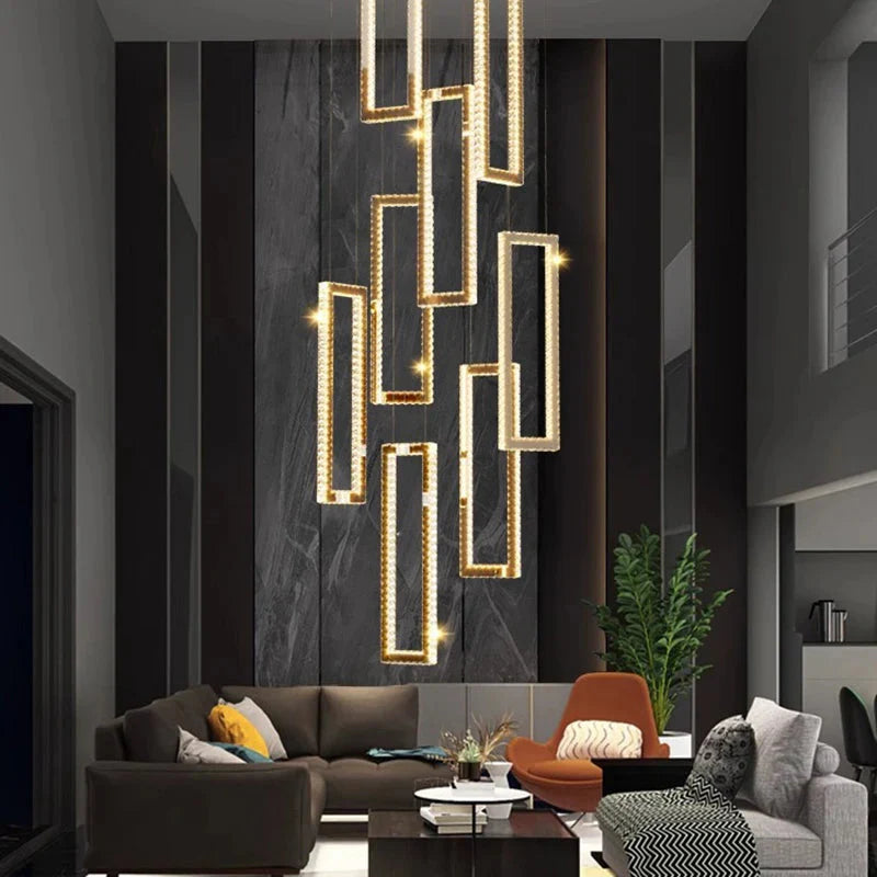 Classic Crystal Multi Pendant Chandelier