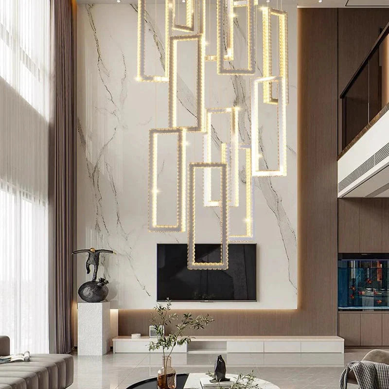 Classic Crystal Multi Pendant Chandelier