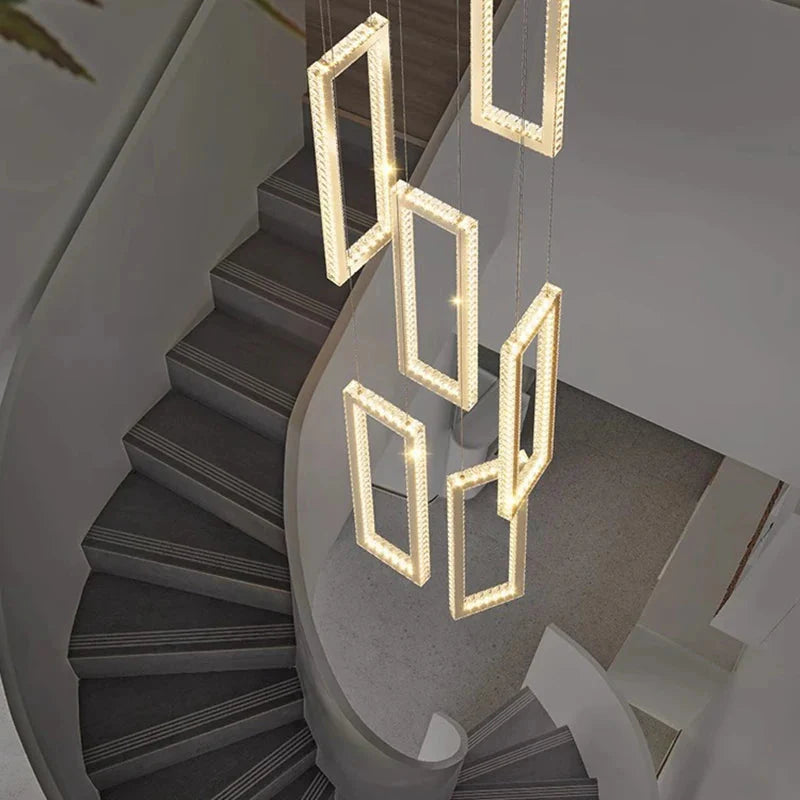 Acai Crystal Multi Pendant Chandelier