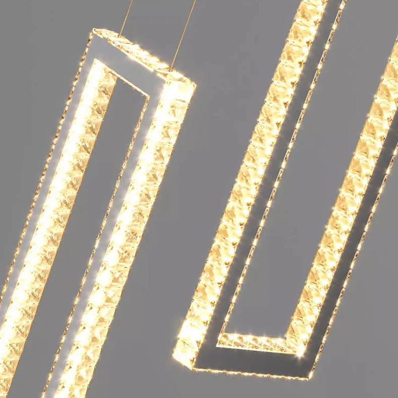 Classic Crystal Multi Pendant Chandelier