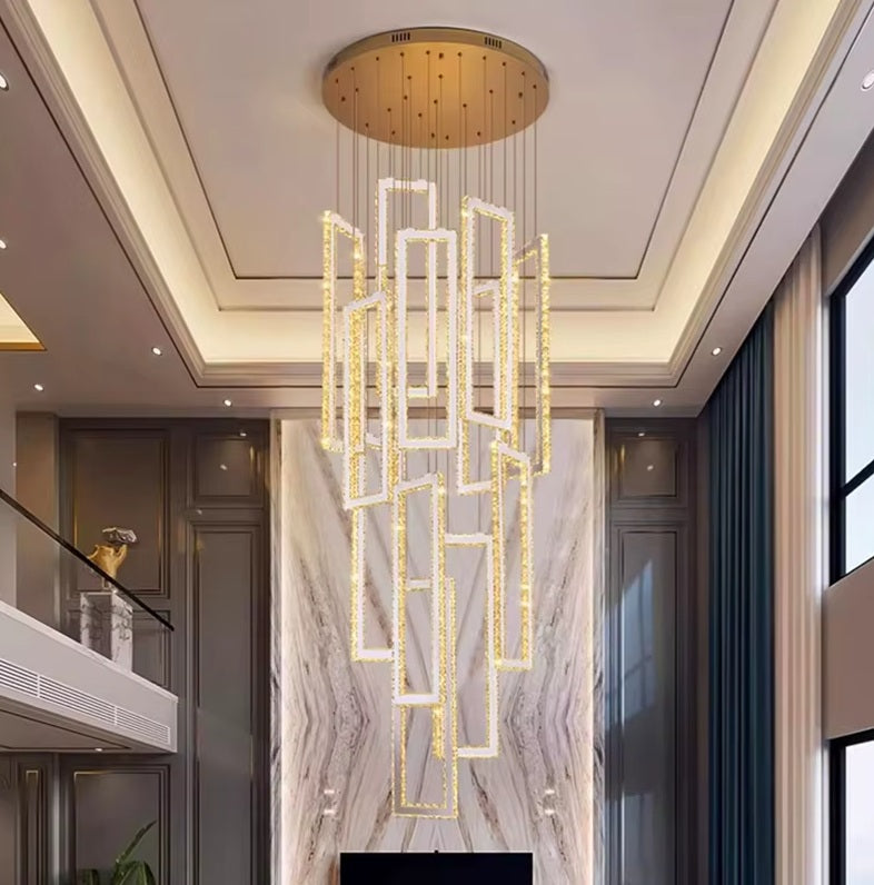 Acai Crystal Multi Pendant Chandelier