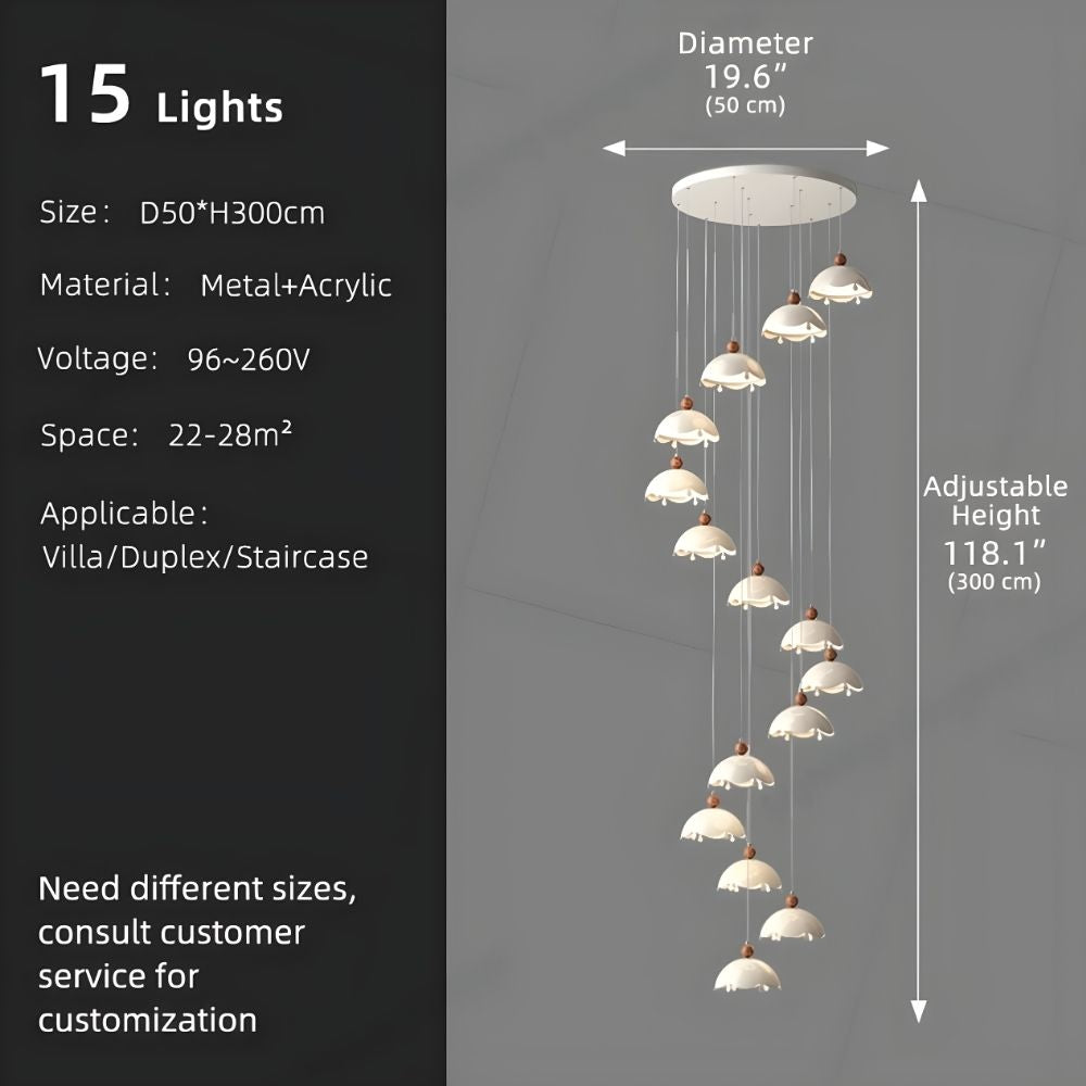 Afen Modern Staircase Chandelier