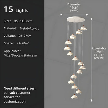 Afen Modern Staircase Chandelier