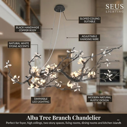 Alba Tree Branch Chandelier