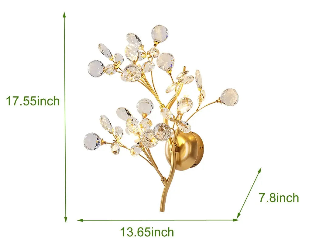 Alessa Gold Branch Wall Light