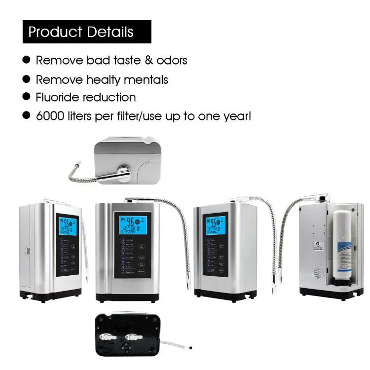 Alkaline Water Ionizer Hydrogen Generator Machine