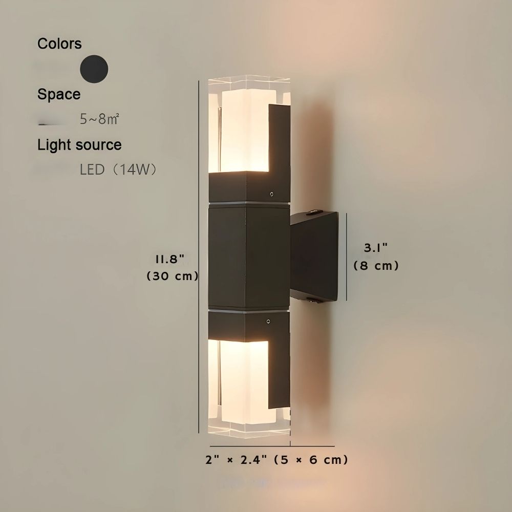 Rustics Motion Sensor Outdoor Wall Sconce Light