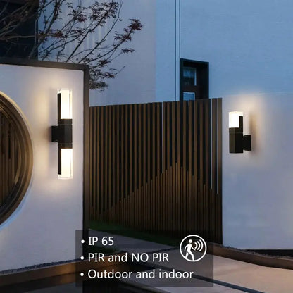 Rustics Motion Sensor Outdoor Wall Sconce Light