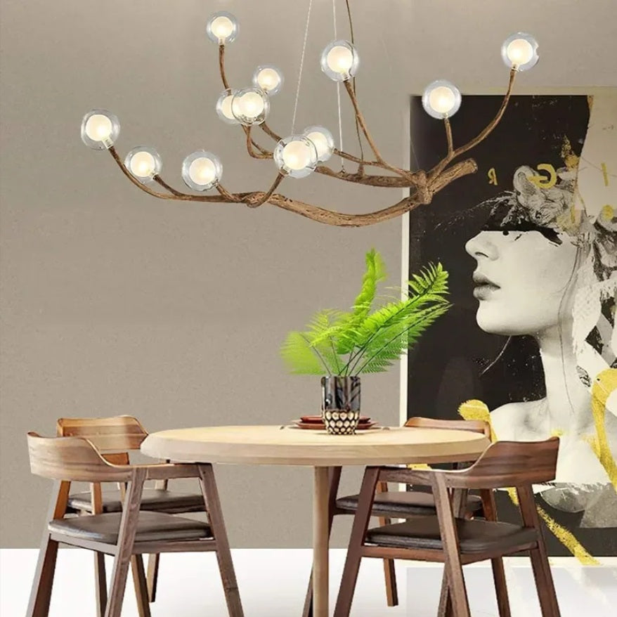Appa Rustic Tree Branch Chandelier